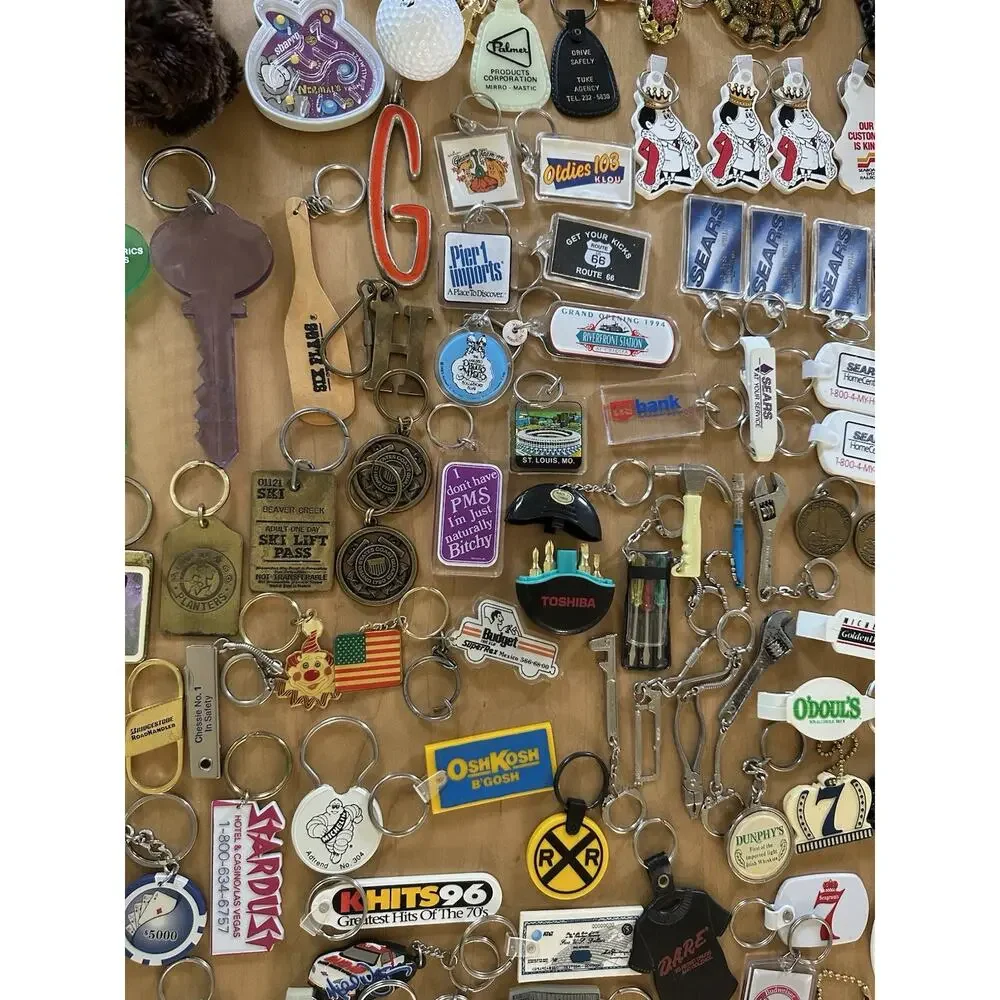 149 VTG COOL Keychains Bottle Openers Tools Advertisement LA Gear Beer Sears Etc
